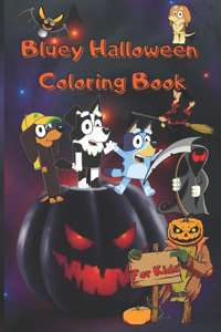 Bluey Halloween Coloring Book for kids