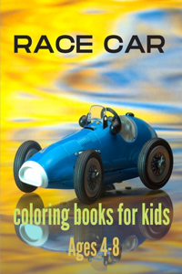 Race car coloring books for kids ages 4-8