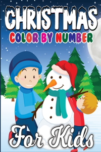 Christmas Color By Number For Kids