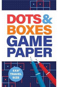 Dots & Boxes Game Paper 5x8