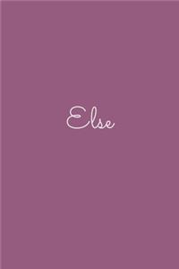 Else