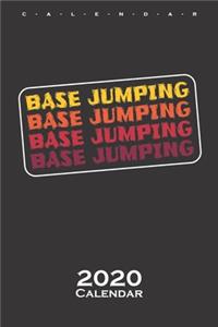 Base Jumping lettering Calendar 2020