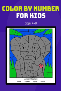 color by number for kids age 4-8