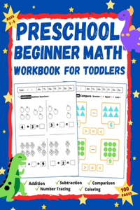 Preschool Beginner Math Workbook for Toddlers
