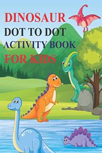 Dinosaur Dot to Dot Activity Book for Kids