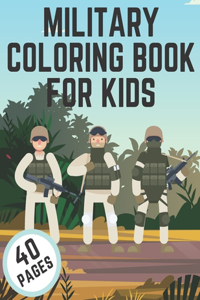 Military Coloring Book For Kids