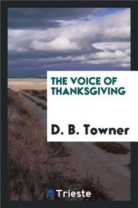 The Voice of Thanksgiving