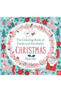 The Coloring Book of Cards and Envelopes: Christmas