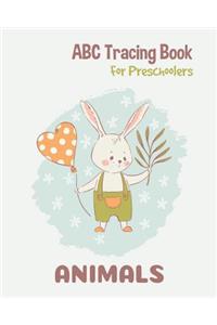 Animals ABC Tracing Book For Preschoolers