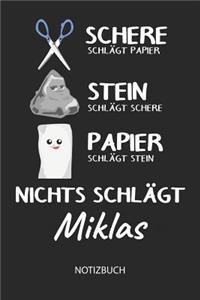 Nichts schlägt - Miklas - Notizbuch