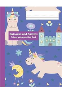 Unicorns and Castles Primary Composition Book