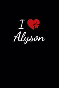 I love Alyson