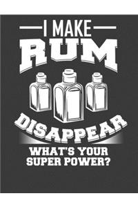 I Make Rum Disappear What's Your Super Power?