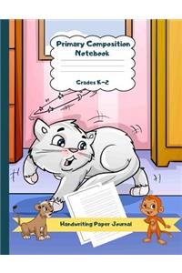 Primary Composition Notebook Grades K-2 Handwriting Paper Journal