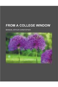 From a College Window