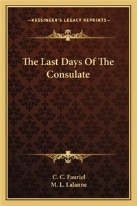 Last Days of the Consulate