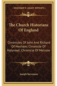 The Church Historians of England