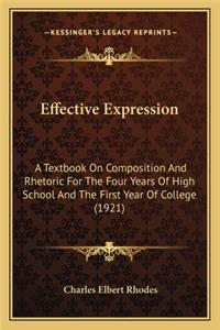 Effective Expression