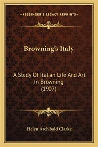 Browning's Italy