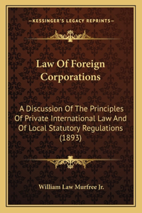 Law of Foreign Corporations