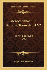 Menschenhaat En Berouw, Tooneelspel V2