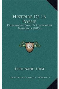 Histoire de La Poesie