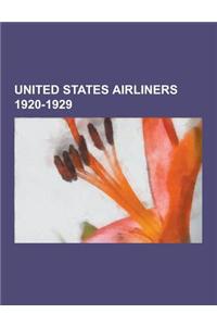 United States Airliners 1920-1929