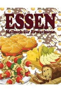 Essen Malbuch fur Erwachsene