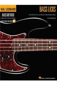 Bass Licks Book/Online Audio