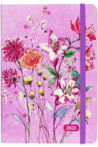 2021 Purple Wildflowers Weekly Planner
