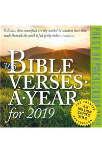 365 Bible Verses-A-Year Page-A-Day Calendar 2019