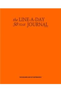 The Line-A-Day 50 Year Journal Orange