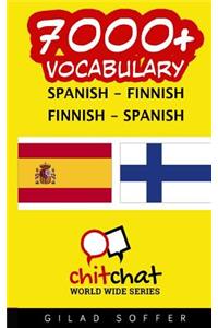 7000+ Spanish - Finnish Finnish - Spanish Vocabulary