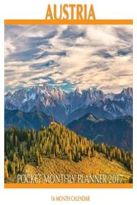 Austria Pocket Monthly Planner 2017