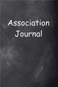 Association Journal Chalkboard Design