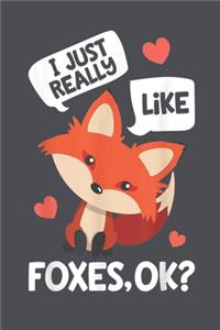 I Just Really Like Foxes OK