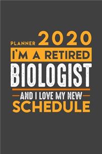 Planner 2020 for retired BIOLOGIST