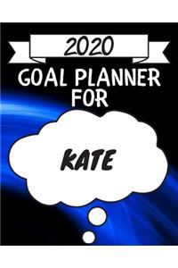 2020 Goal Planner For Kate