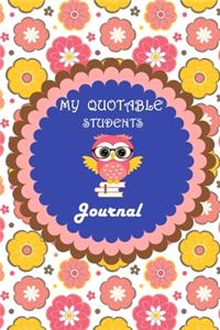 My Quotable Students Journal