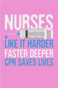 Nurses Like It Harder Faster Deeper CPR Saves Lives