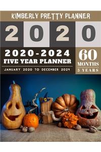 5 year monthly planner 2020-2024