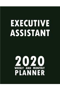 Executive Assistant 2020 Weekly and Monthly Planner