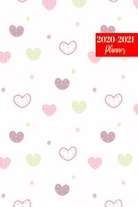 2020-2021 Planner: Pretty Jan 1, 2020 to Dec 31, 2021: Daily, Weekly & Monthly View Planner, Organizer & Diary