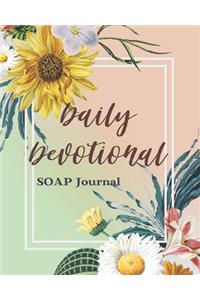 Daily Devotional SOAP Journal-Easy & Simple Guide to Scripture Journaling-Bible Study Workbook 100 pages Book 12