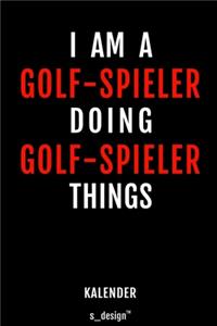 Kalender für Golf-Spieler