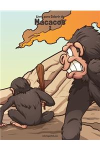 Livro para Colorir de Macacos 2