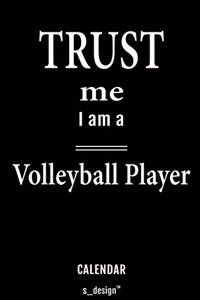 Calendar for Volleyball Players / Volleyball Player