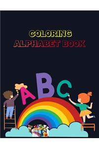 Coloring Alphabet Book