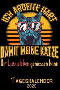 Ich arbeite hart damit meine Katze ihr Luxusleben geniessen kann - Tageskalender 2020