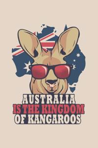 Australien ist das Königreich der Kängurus Notizbuch